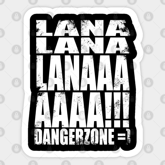 Danger Zone Sticker by stateements